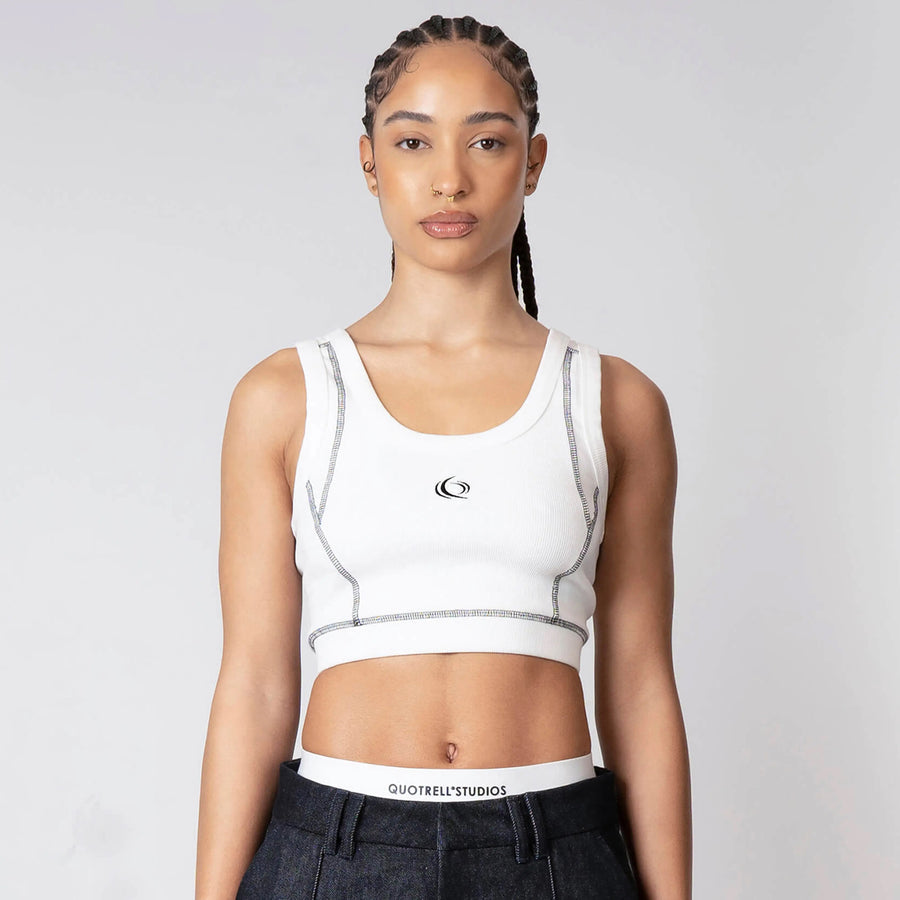 EZRA TOP | WHITE/BLACK