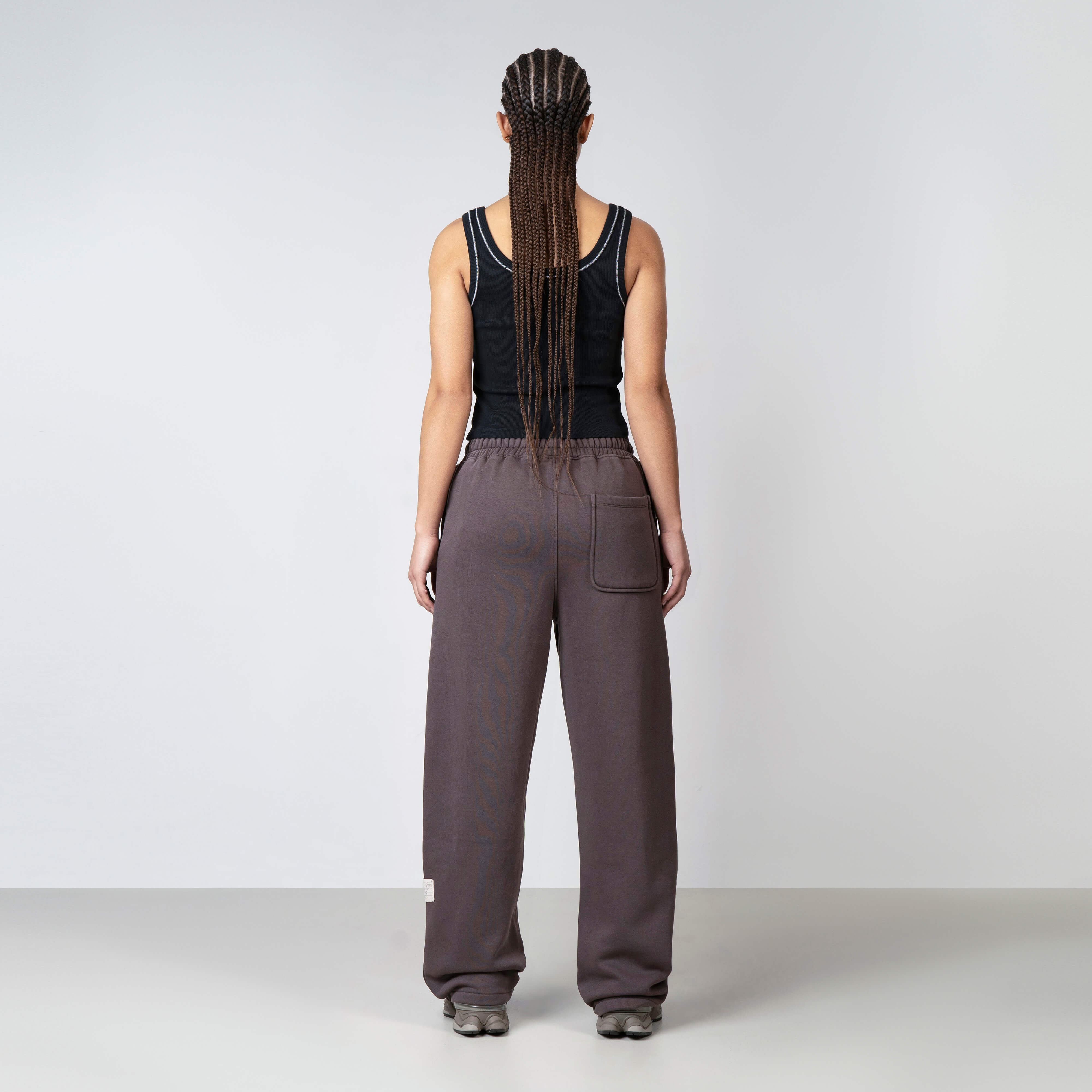 Quotrell Top Oversized Stretch Ribbed Top with Contrast Trim | Quotrell