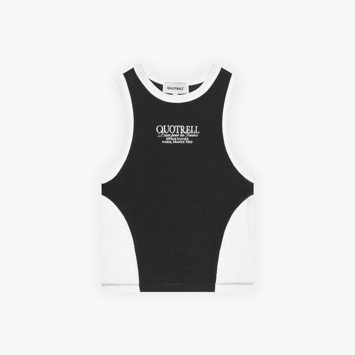 Noa Top in black and white