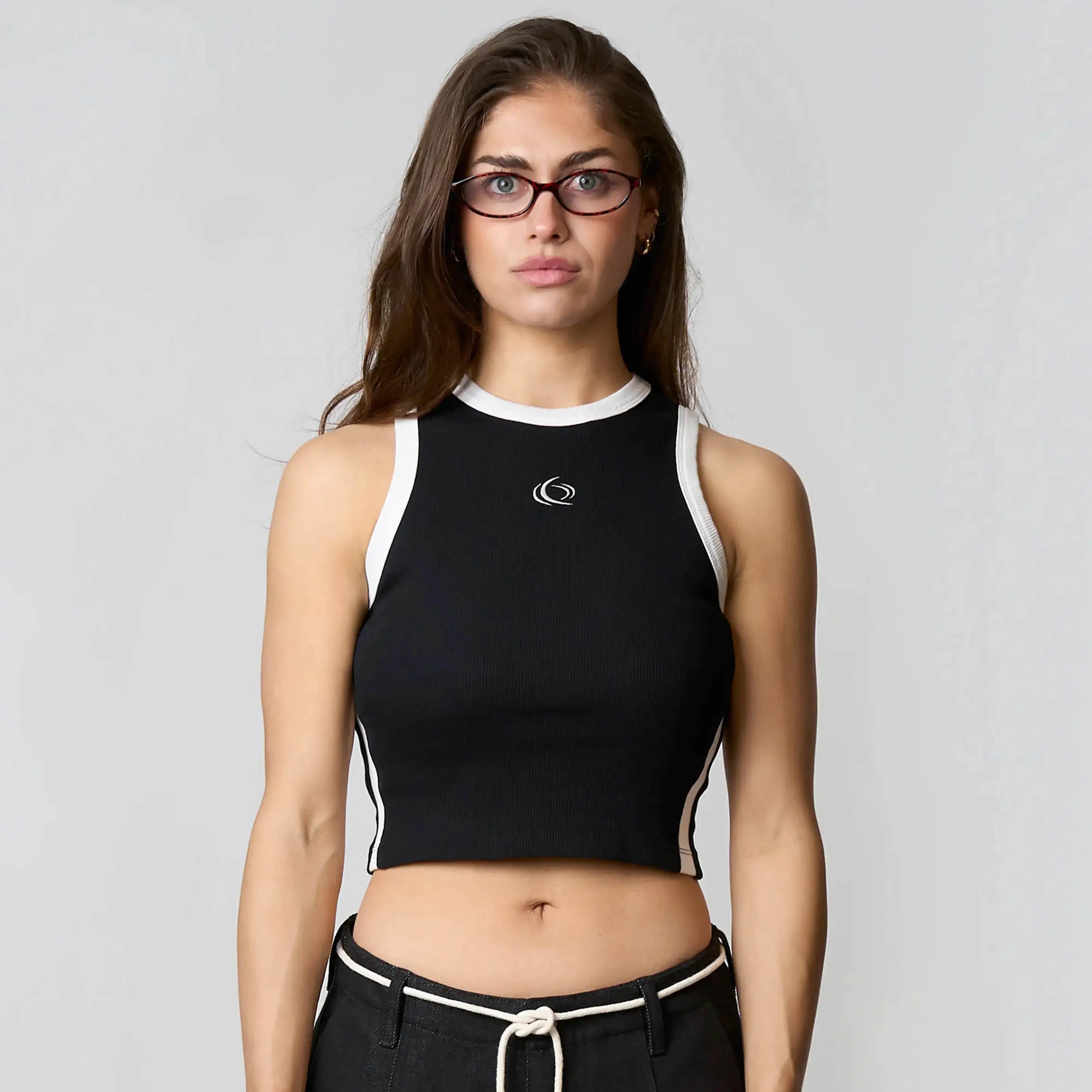 Quotrell Top Ribbed Stretch Athletic Top Regular Fit · Quotrell