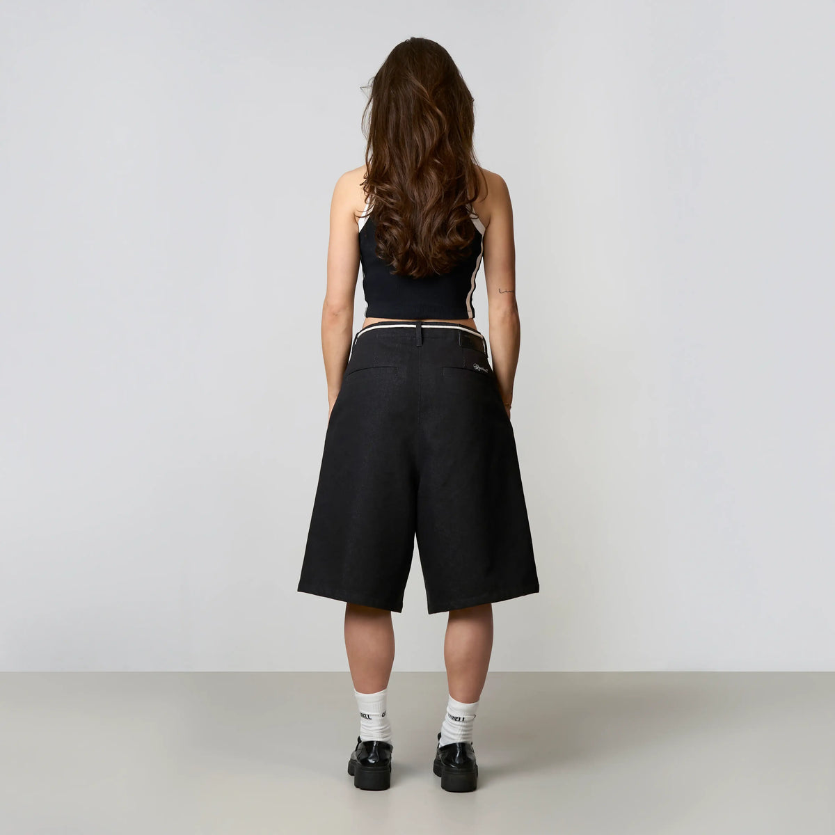 Skye Top in black and white