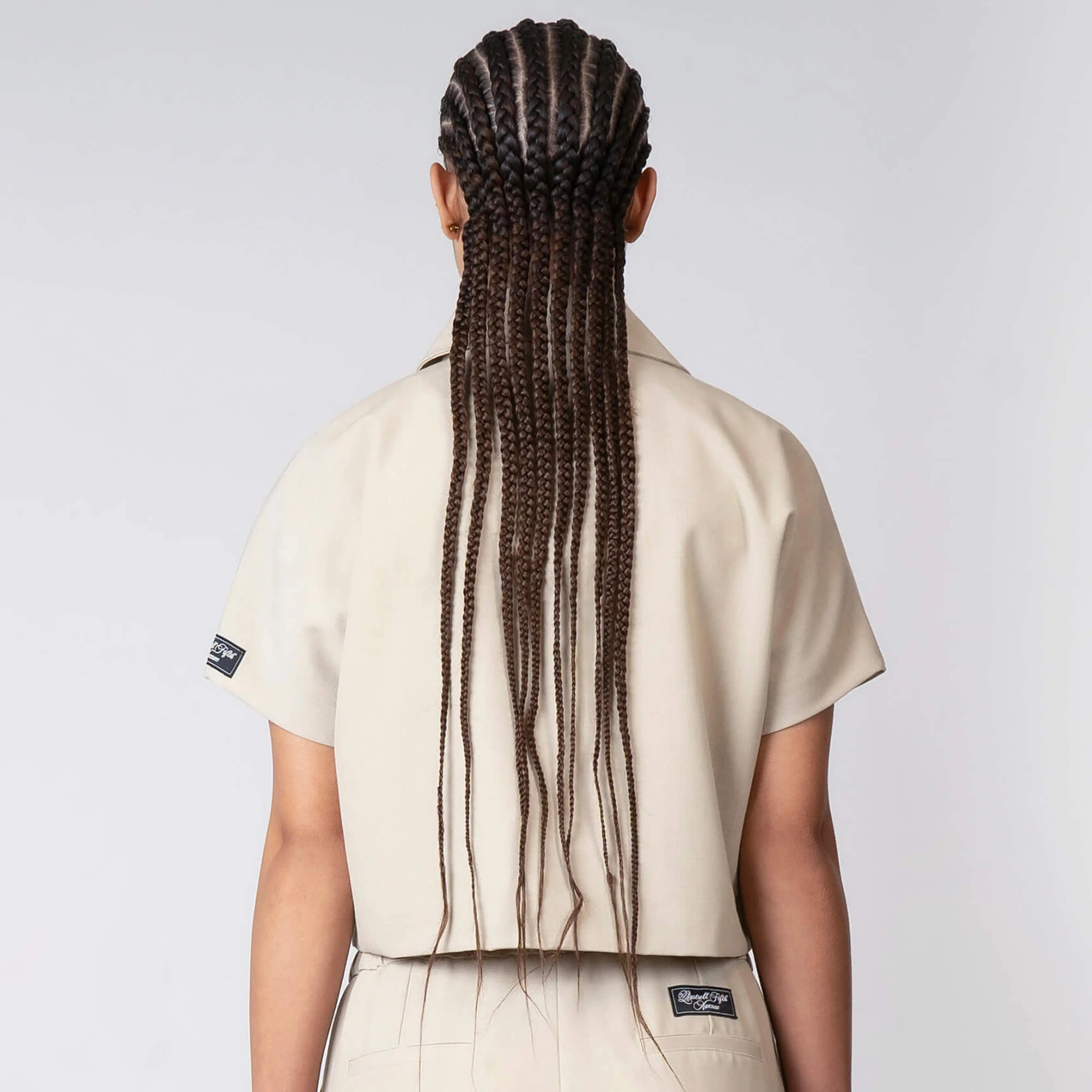 Quotrell Top Cropped Zip Top with Front Pockets • Premium Quotrell