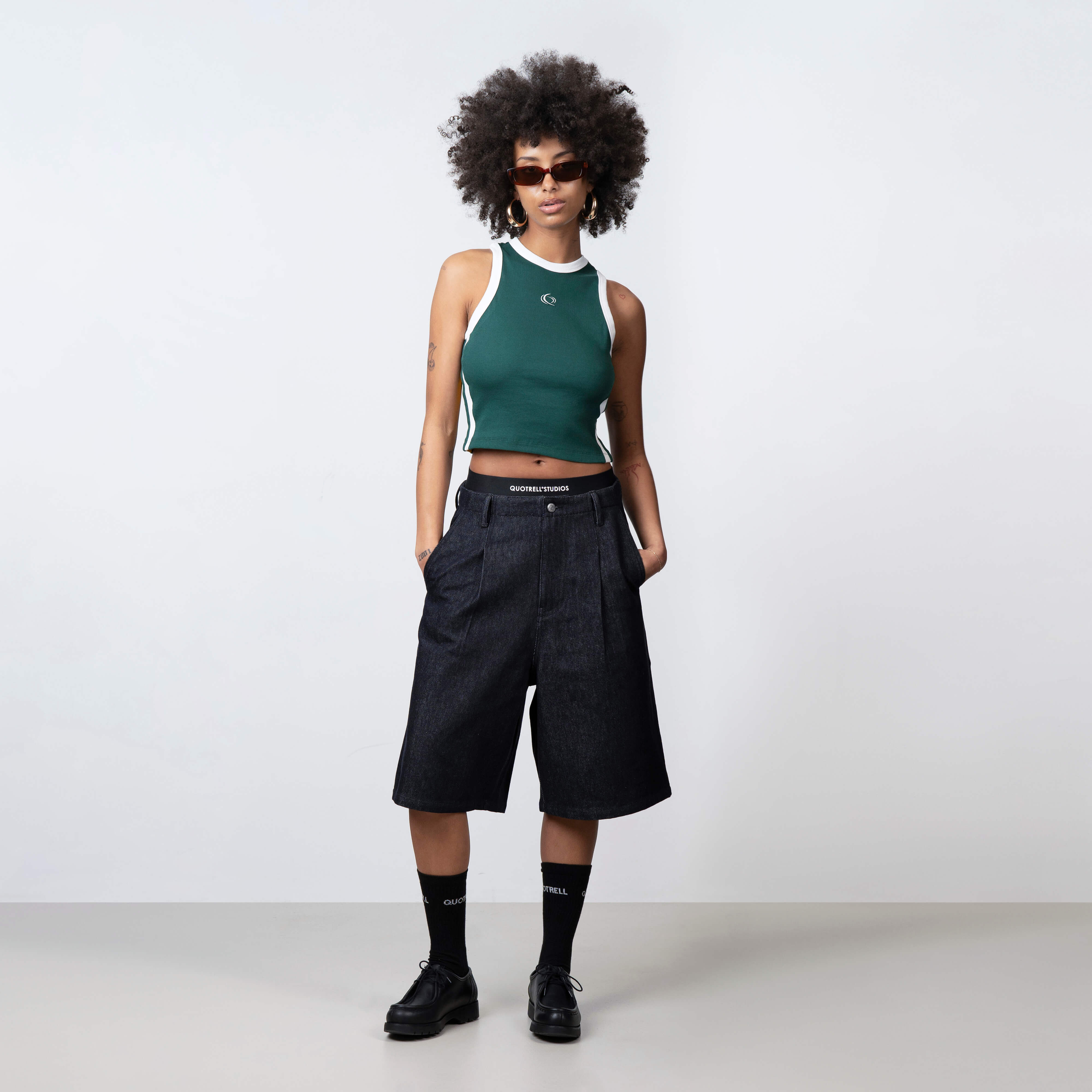 Quotrell Top Top corto elástico premium • Ropa urbana • Quotrell
