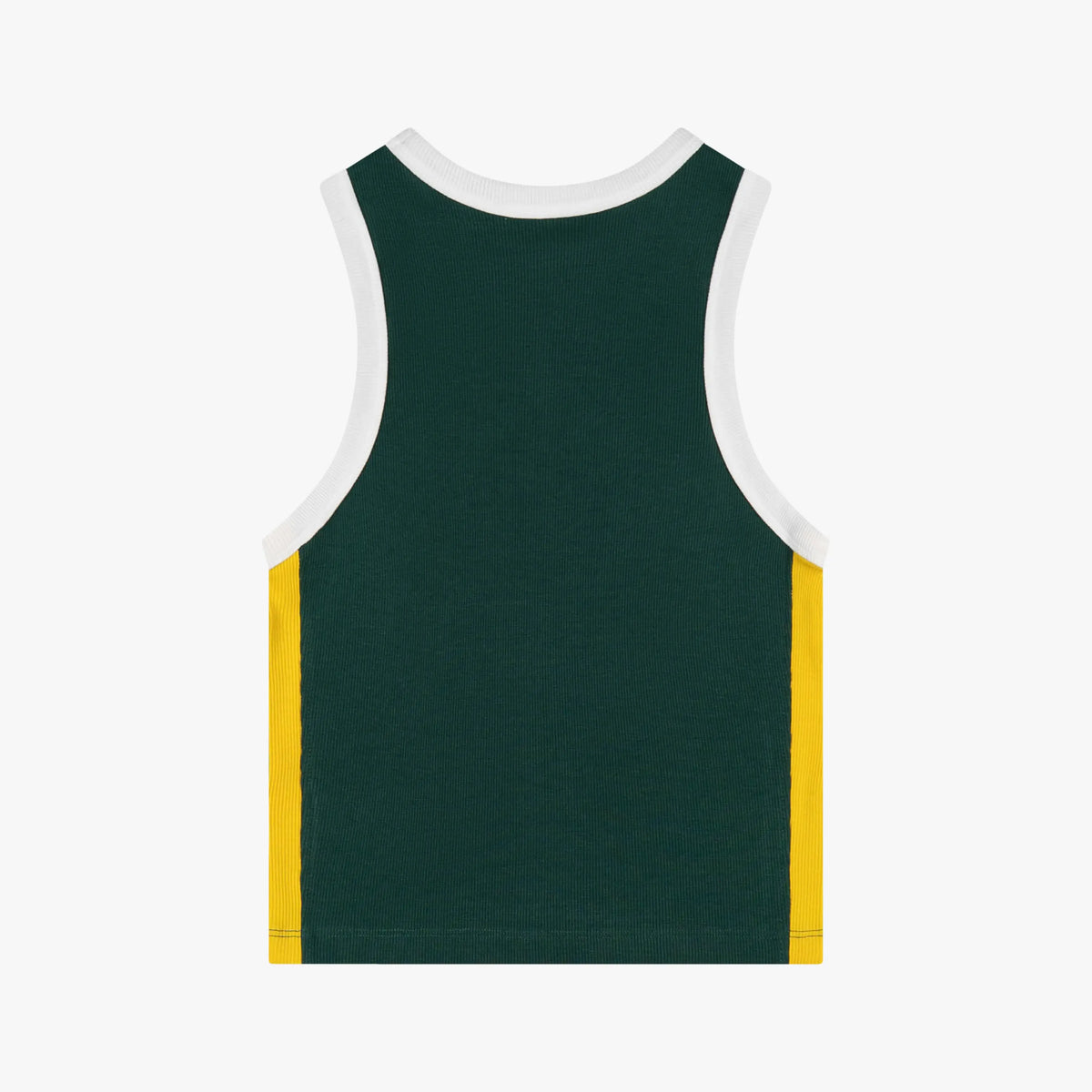 Isla Top in green and yellow