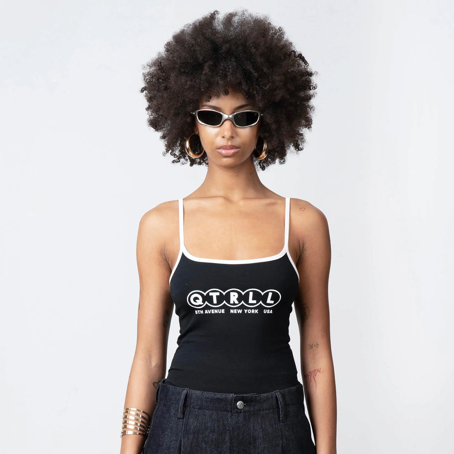 NINA TOP | BLACK/WHITE