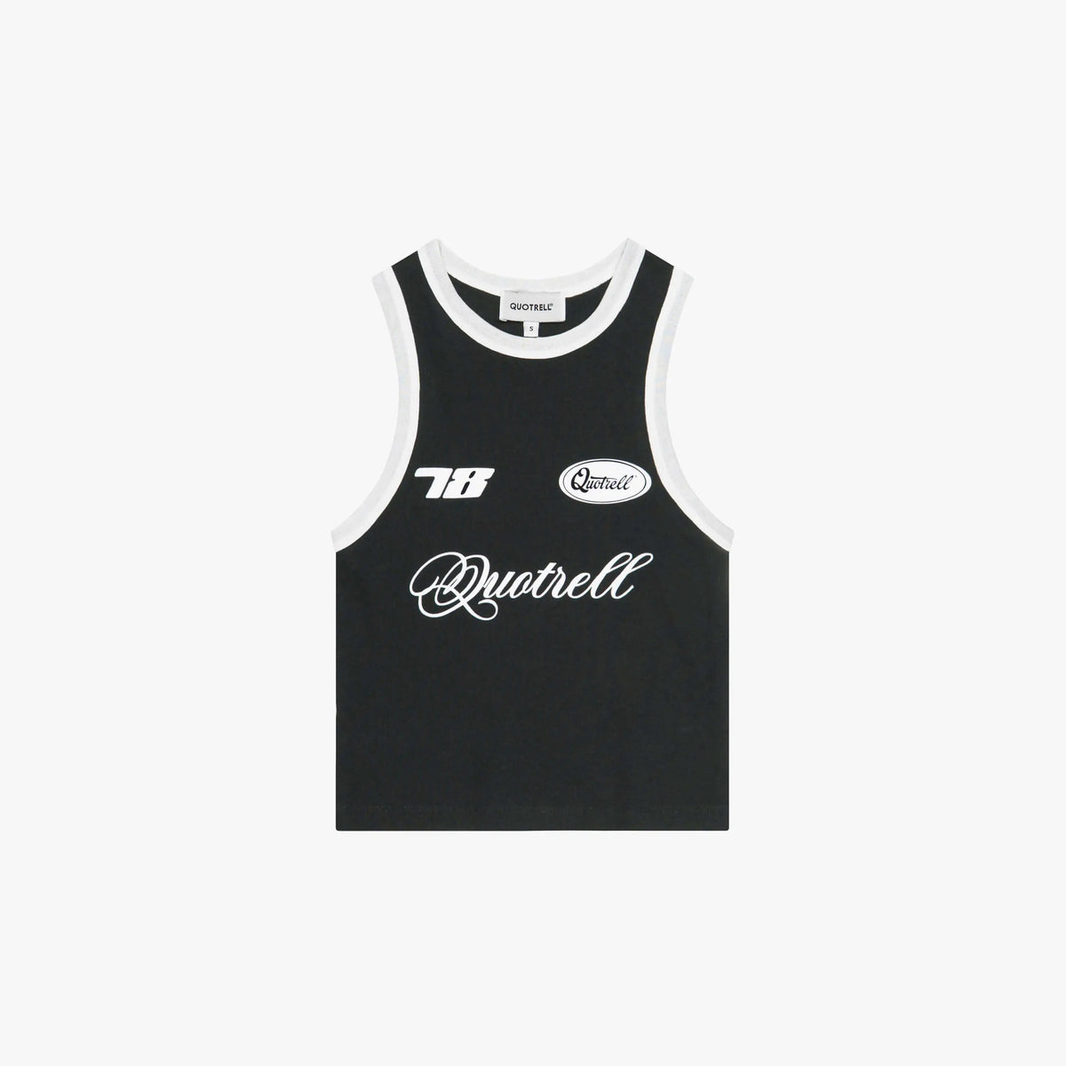 Aria Top in black and white