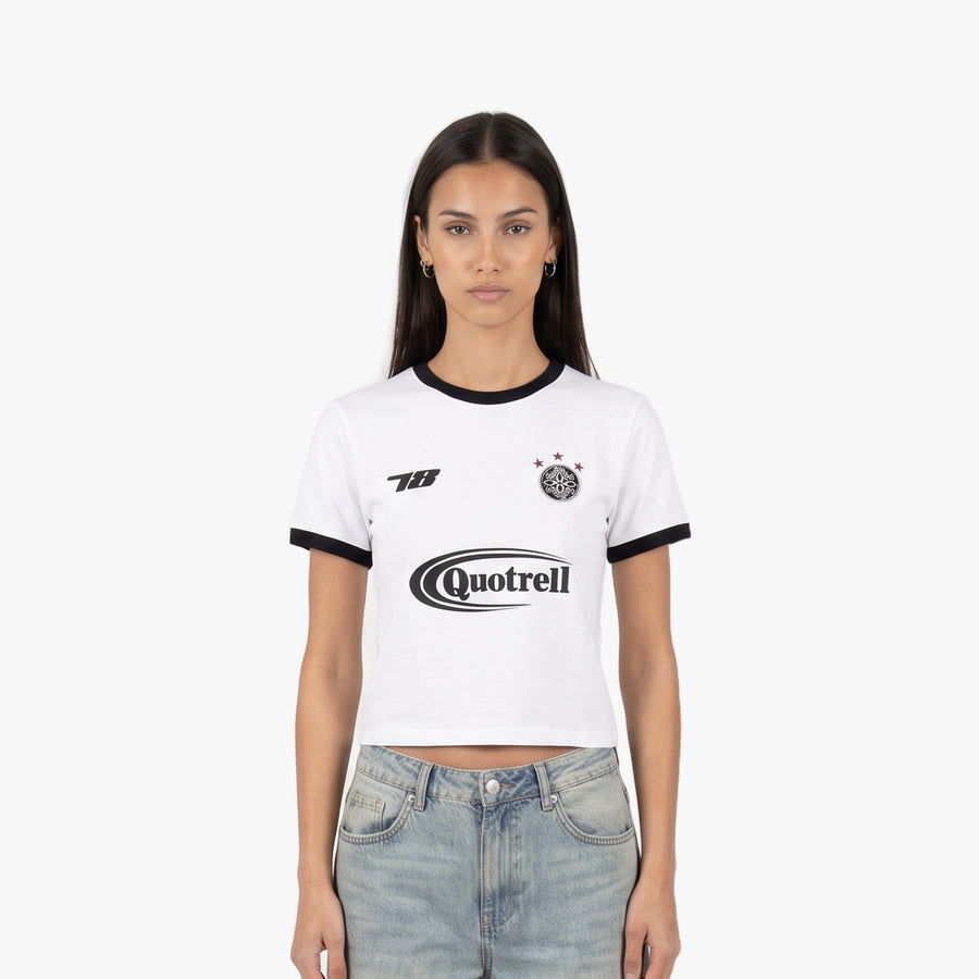 KIRA TOP | WHITE/BLACK
