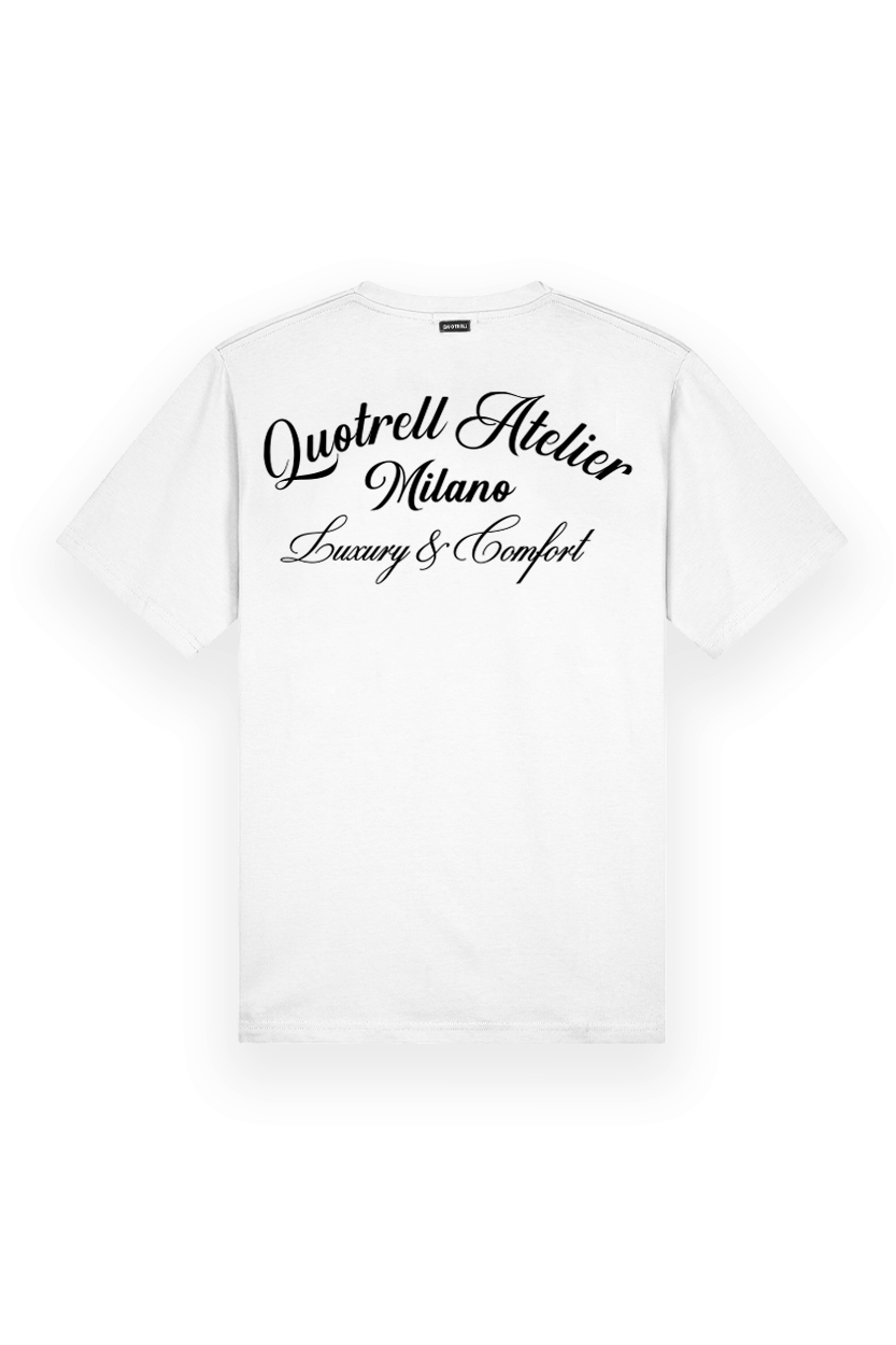 ATELIER MILANO T-SHIRT | WHITE/BLACK